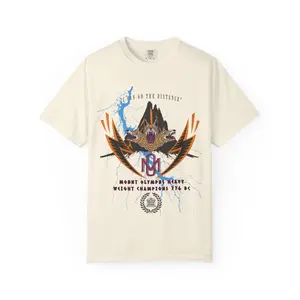 100% Cotton Comfort Colors, Hercules Inspired Champion Spirit Unisex Comfort Colors Garment-Dyed T-Shirt, Casual Tee, Sportswear, Gym Attire, Theme Park Attire