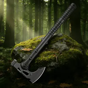 Camping Axe,Multi-function Garden Tool,Wood Cutting Axe,for Camping, Hiking, Fishing,Men’s Gift,Household Camping