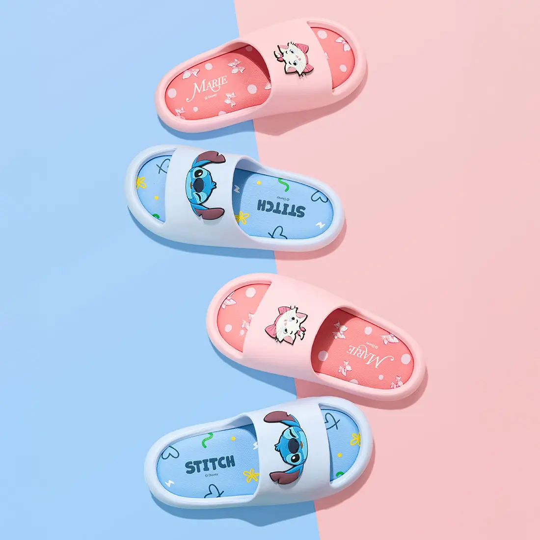 【Back to school】Women's Disney Series Indoor Clog Slippers, Cute IP Patterns, Soft Footbed, Perfect for Home Use, Daily Wear, Balancing Comfort & Fan Preference, Back To School, Summervibes
