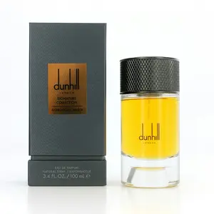 Moroccan Amber Men's Eau de Parfum, Spicy Fragrance Spray with Notes of Saffron and Cardamom, 3.4 oz, Spray Cologne Men's Fragrance