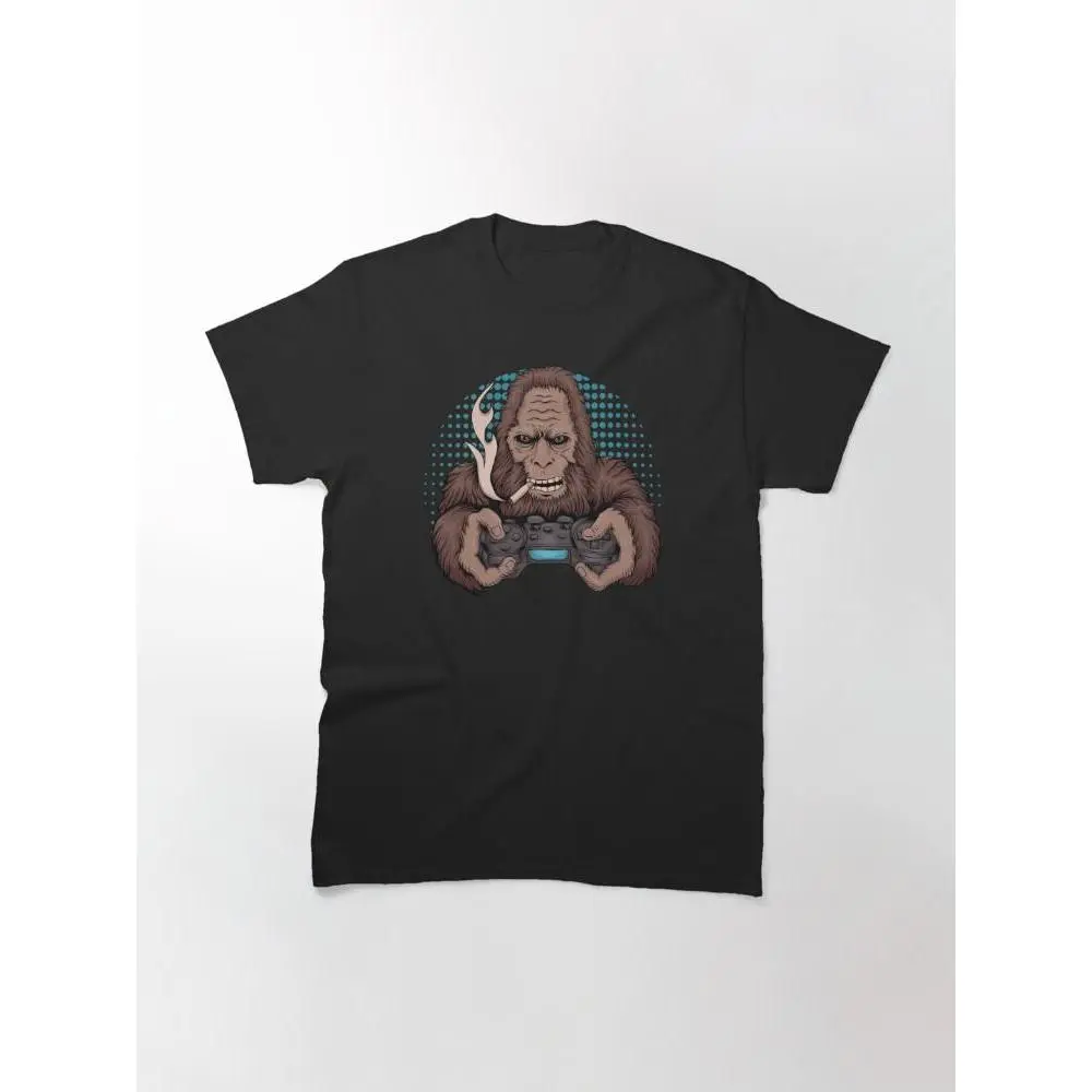 Bigfoot playing playstation Classic T-Shirt