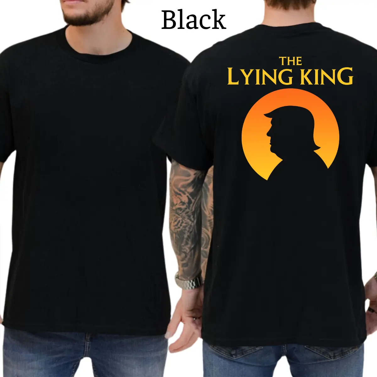 The Lying King T-Shirt, Funny Graphics T-Shirt, Graphics Shirt, Casual Womenswear, Unisex Tee