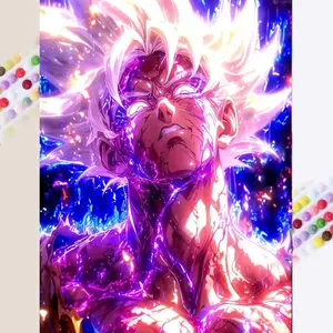 1 DIY diamond painting kit, 5D diamond art kit, DIY decoration, Shimmering Purple Explosion diamond painting kit with full round diamonds, mosaic, diamond art, DIY art home decor, suitable for Christmas.