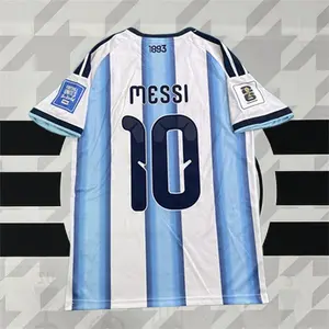 2026 Home White Messi 10 Short sleeve Soccer jersey