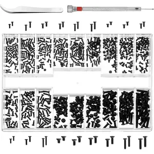 630 count Eyeglass Repair Kit With Screws,   Glasses Laptop Screws Assortment Kit Replacement For Electronics Repair Watches M.2 Hard Drive With