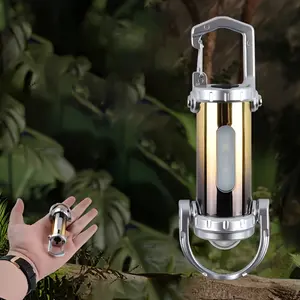 COB Keychain Flashlight USB Rechargeable, Super Bright Keychain Light with Strobe Mode, Compact Emergency Light for Garage, Hiking, Backpacking, Three Colours Available, High Lumens Flashlight