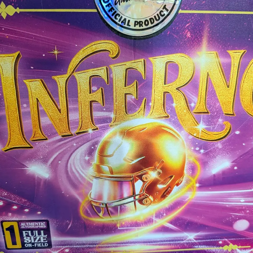 PYC Sports Cards & FULL-SIZE HELMET INFERNO BX Autographs Memorabilia