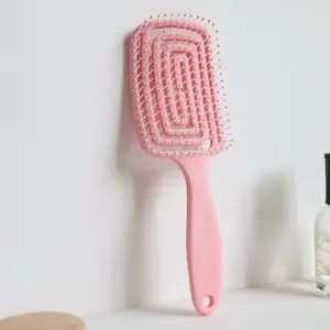 Detangling Brush for All Hair Types / Pink Color