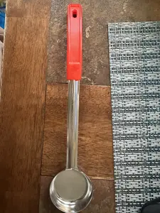 Red Solid Portion Spoon (2oz)