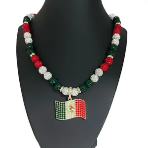 ¡VIVA MEXICO! GAMEDAY BASEBALL NECKLACE