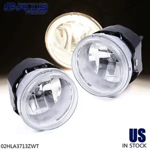 1Pair Front Fog Lights Lamps Clear Lens Fit For 2011-2017 Dodge Grand Caravan