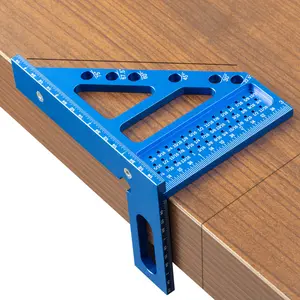 1 triangular hole ruler, woodworking marking ruler, square ruler, angle ruler, marking tool, oblique ruler, hole ruler outdoorfun