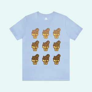 PASTEL ICE CREAM HUSKY SHIRT unisex cotton t-shirt summer outfits