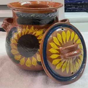Guatemala Pot Clay Cookware - Traditional High-Heat Clay Pot for All  Your Kitchen Needs