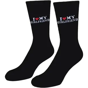 for Boyfriend I Love My Girlfriend Socks Christmas Anniversary Valentines  for Boyfriend Socks  for Him
