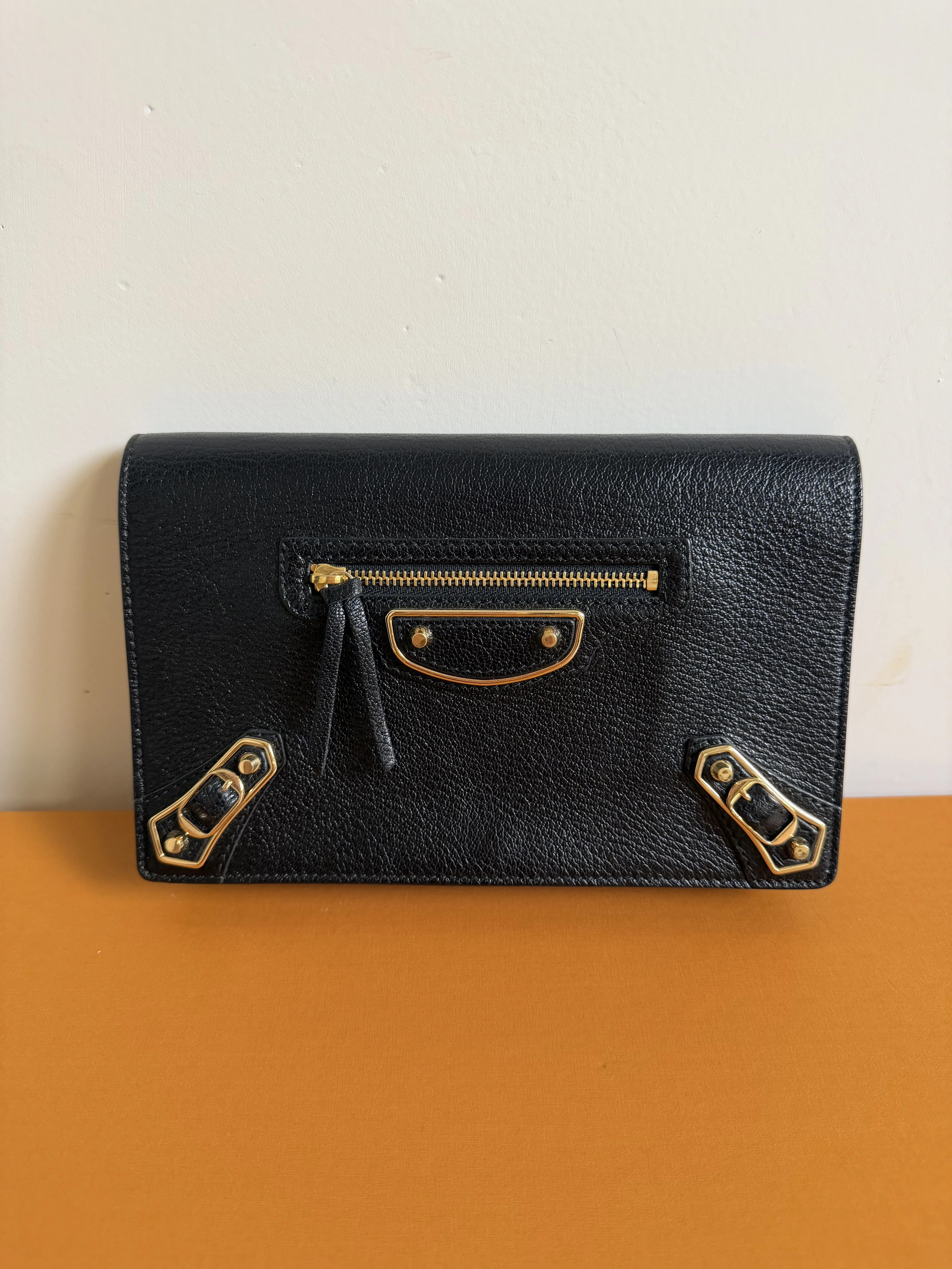 Pre-owned Balenciaga City WOC Black CC0287