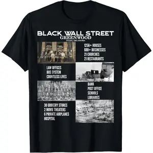 Vintage Black Business Black History Month Black Wall Street T-Shirt