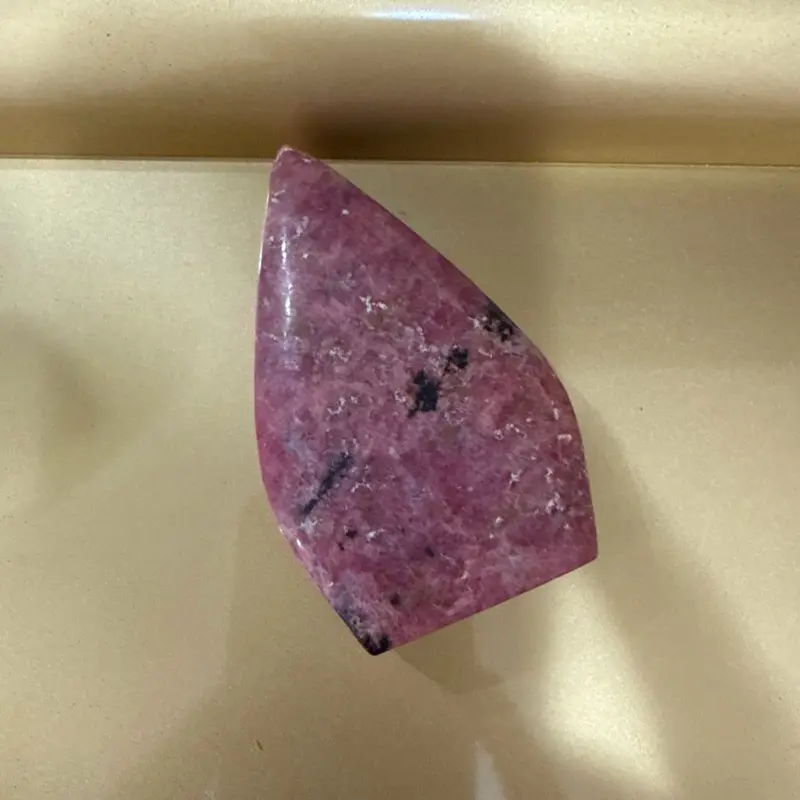 Pink Rhodonite Free Form 3 Inches Natural Healing Crystal Specimen for Decor and Collectibles