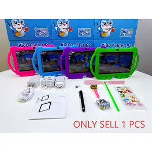 7 Inch Toddler Learning Tablet, Learning Tool, 3-6 Years Early Education Anti-Drop Case, Integrated Youtube Entertainment, Safe & Durable Design