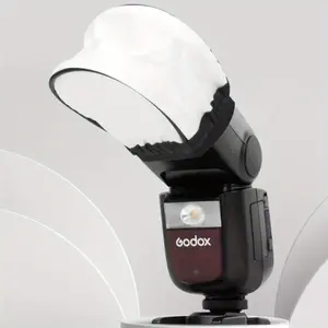 Universal Soft Diffuser for Camera Flash, Hot Shoe Mount Compatible, Photography External Flash Light Cover, Versatile Lighting Accessory, Photographic Fill Light