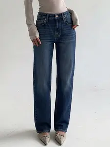 Steer Head Colorful Embellished Low Rise Bootcut Jeans
