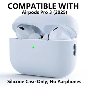 Premium Silicone Ultra-thin Split Case for AirPods Pro 3 (2025) – Shockproof, Protection & Soft Touch Cover