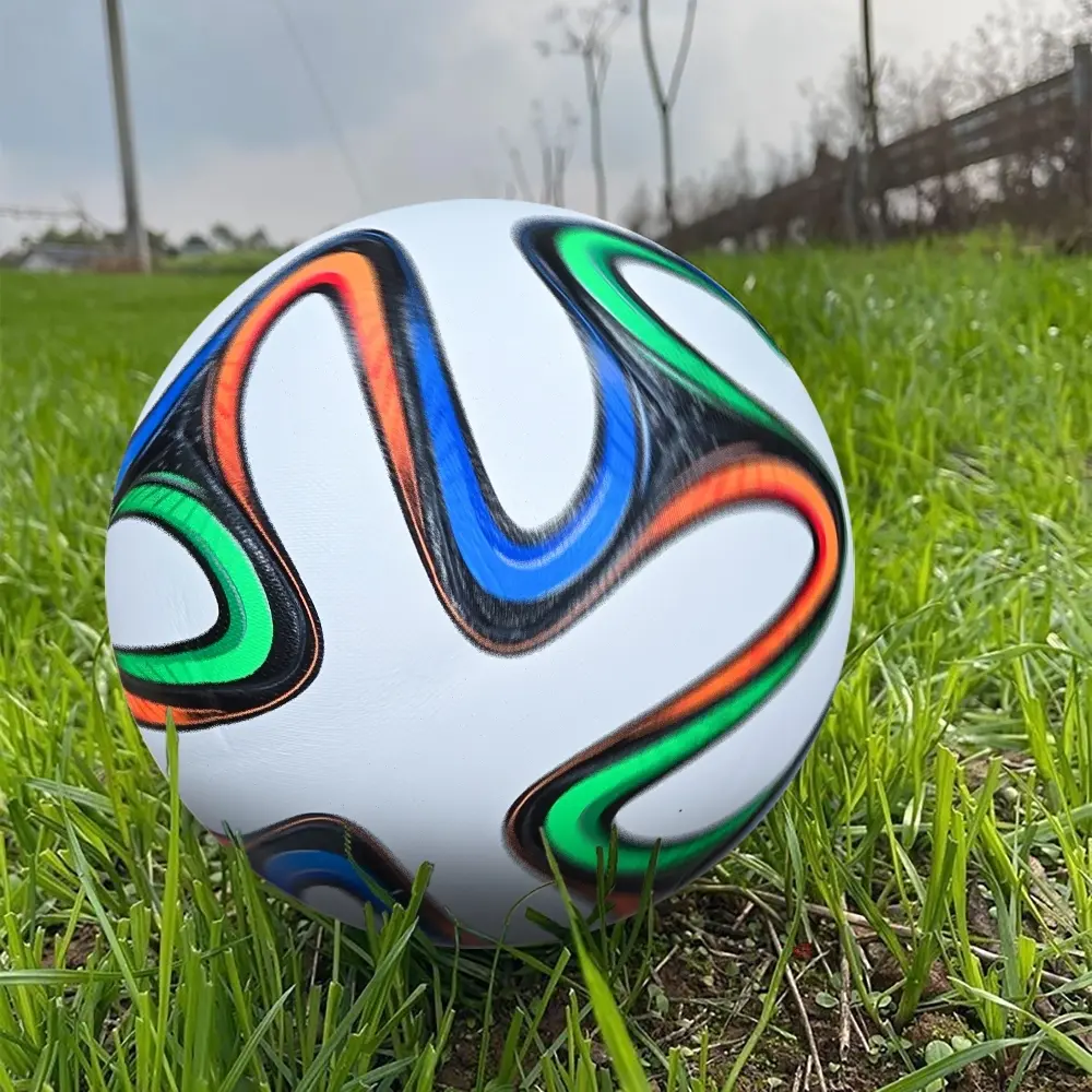 Size-5 Football, Soccer Trainer Skill Ball, 1 Count Seamless Design High Elasticity Ball for Professional Training & Competition, Ideal Gift For Sports Enthusiasts, Soccer Training Equipment, Football Training Balls
