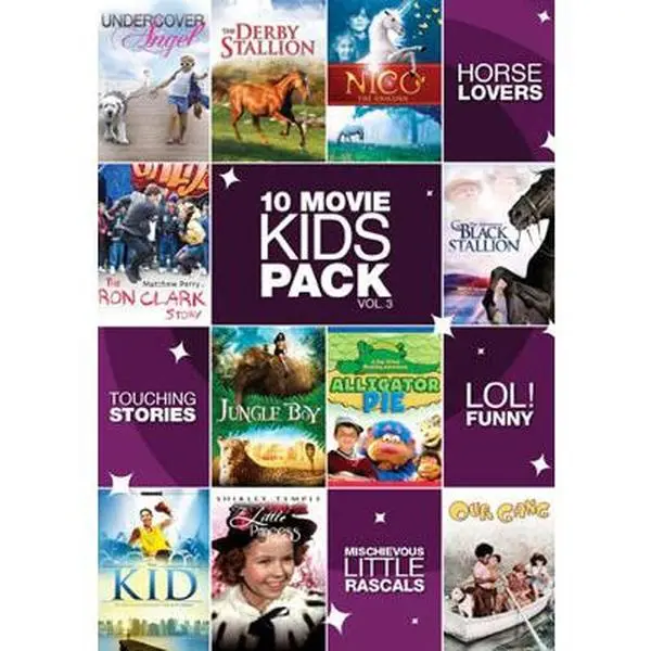 Used Book - 10 Movie Kids Pack Volume 3 (DVD Format) - English, Ideal for Friend & Family, Adventure-Themed for Children