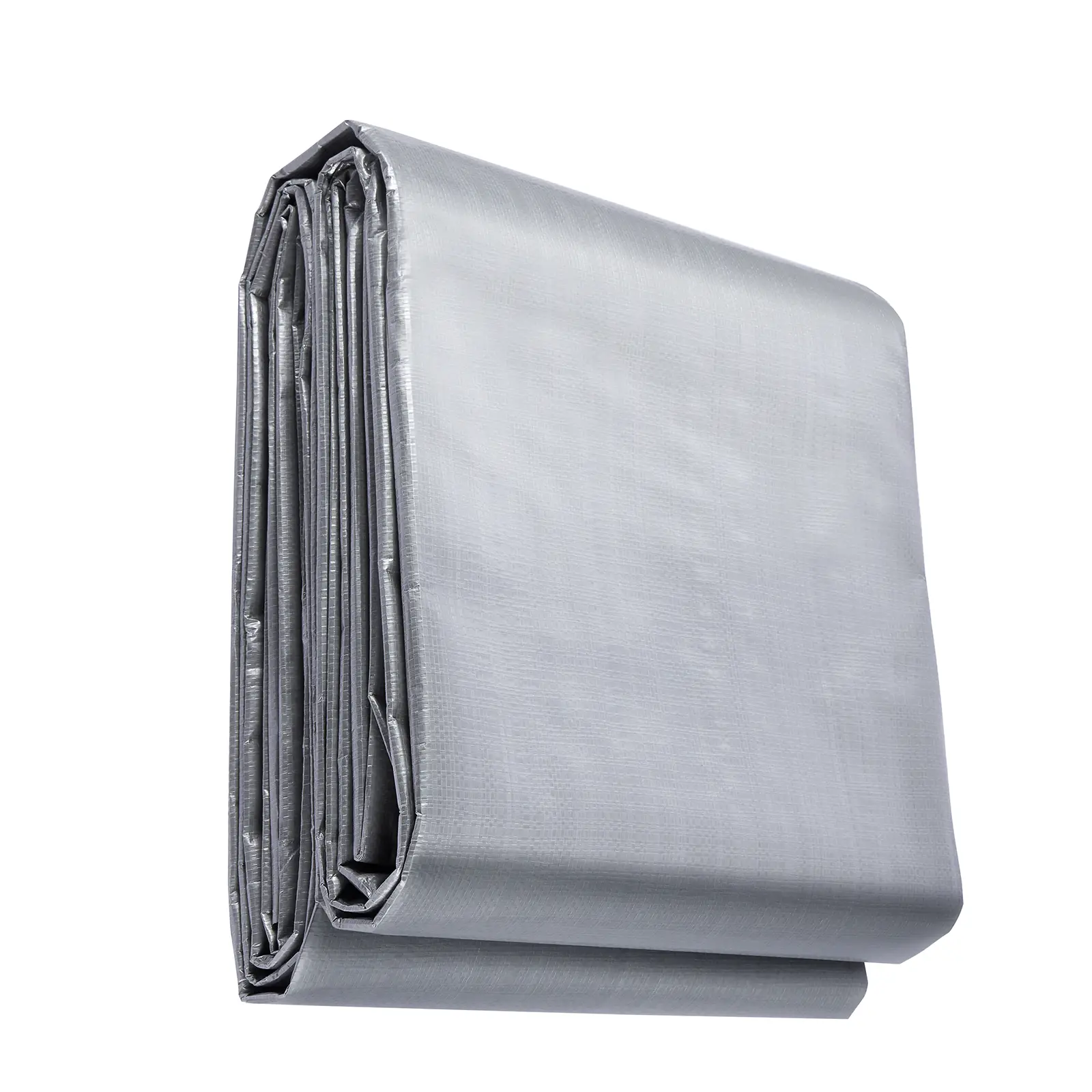 【DealsForYouDays】Tuspuzz Heavy Duty Thick Lightweight 10 Mil 20x30 ft Waterproof Plastic Poly Tarp Cover, UV/Temperature Resistant, Tear-Proof Outdoor Tarpaulin with Reinforced Grommets (Silver/Brown) for Camping, Rainproof, Sun Protection