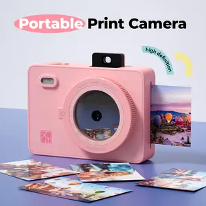 Hanin Instant Camera & Mini Photo Printer 2x3, Portable Pocket Photo Printer for iPhone & Android, Easy Instant Photo Printing for Travel, Friends & Everyday Memories,SummerVibes