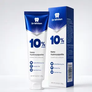 10% nHAP Hydroxyapatite Toothpaste,  Advanced Enamel Protection, Gentle Care & Fresh Mint, 4.23oz Fluoride-Free Toothpaste for Sensitive Teeth Oral Whitening Daily Repair Restore