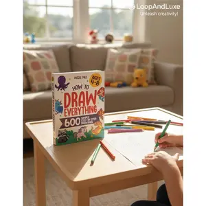 How To Draw Everything: 600 Simple Step By Step Drawings For Kids Ages 4 to 8 Book