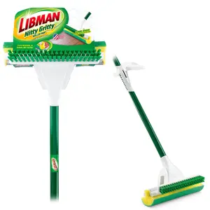 Libman Nitty Gritty Roller Mop with Scrub Brush
