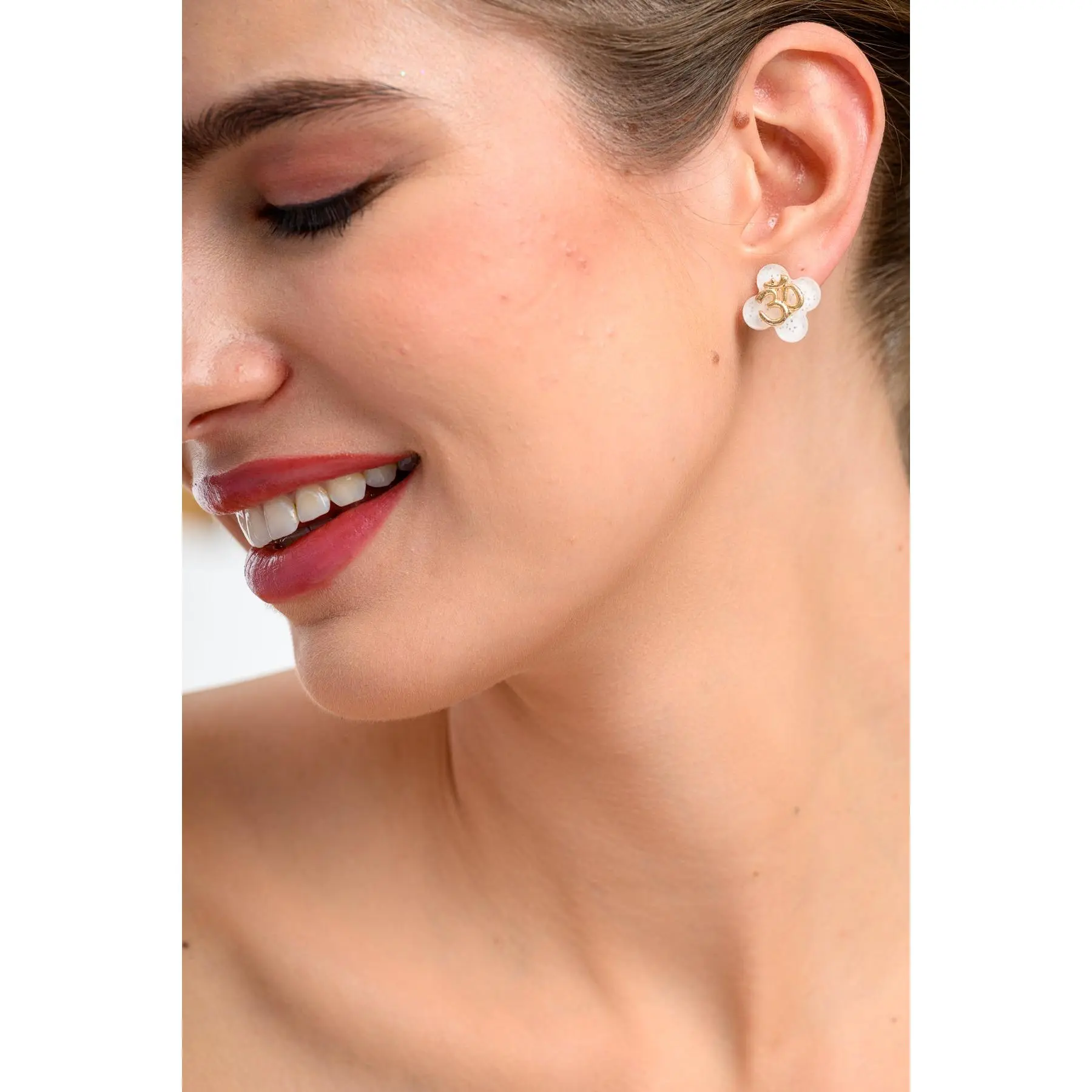 Om Earrings