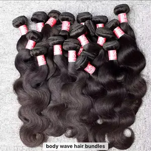 Raw Indian Human Hair Bundle - Body Wave Hair Bundles for Your Styling Needs