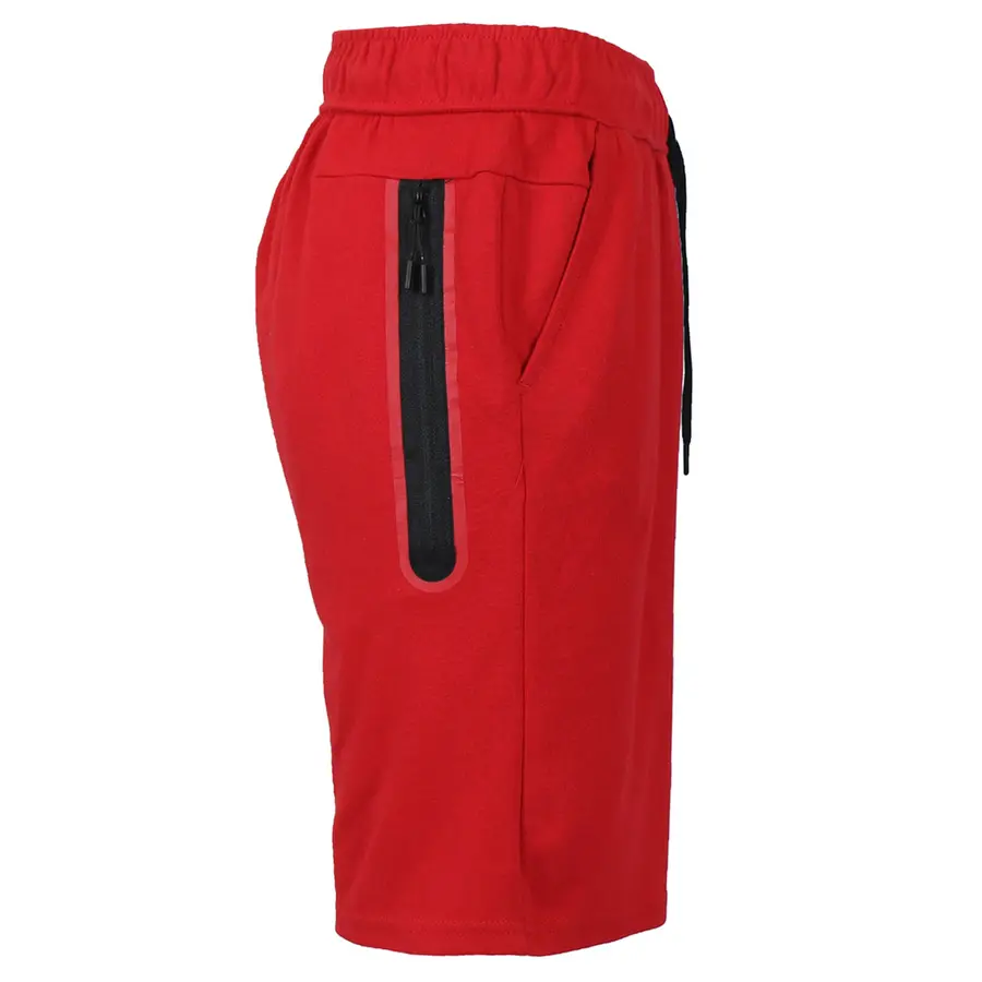 (Single-Black Zipper) Red