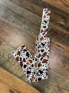 Cowprint Lycra printed slip on tail bag