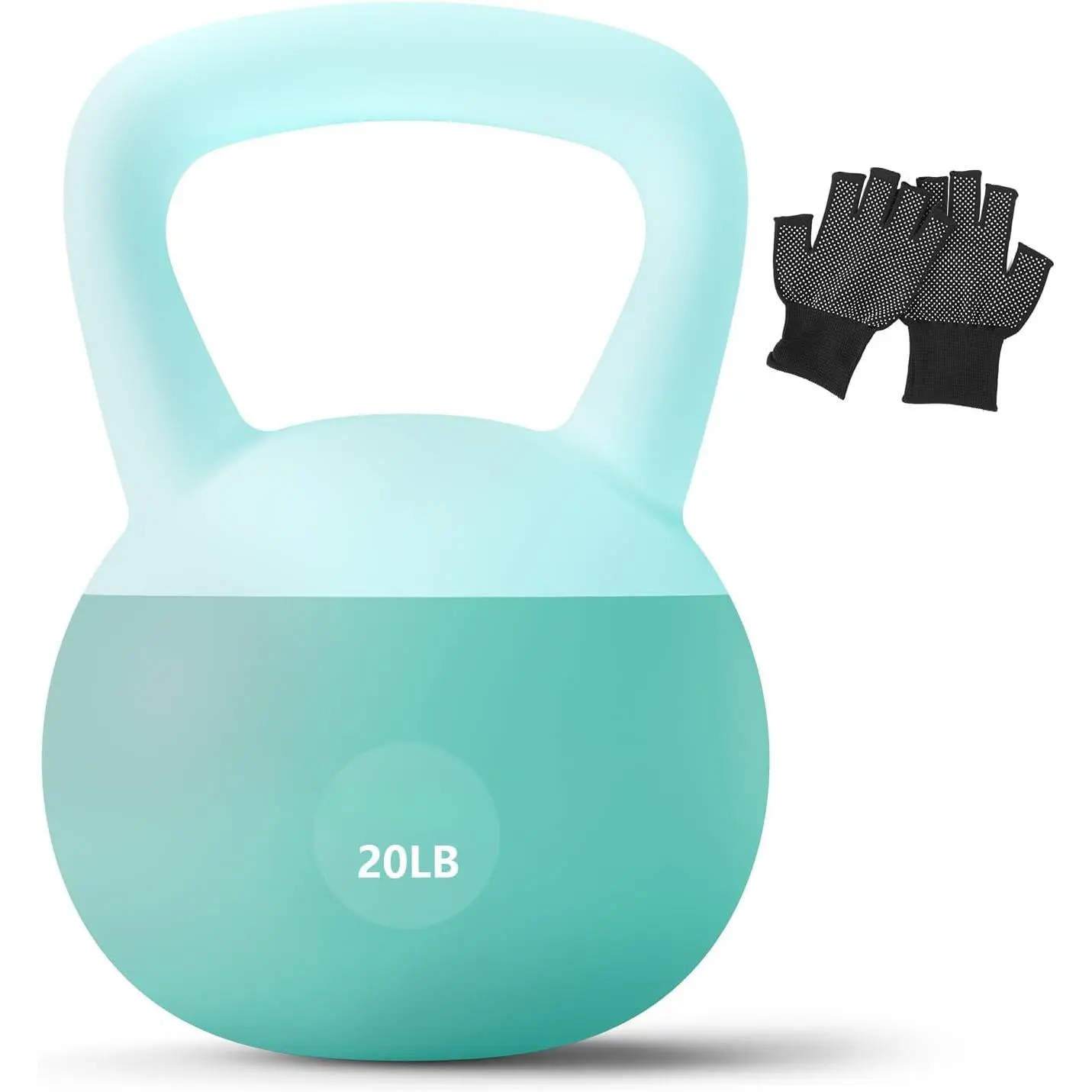 Soft Kettlebell - Cushioned Impact-Resistant Base and Anti-Slip, Kettle bell Anti-Slip Grip Weight for Home Workouts, Safe Strength Kettlebells Sets for Women & Men, With Non-slip Gloves,camping essentials