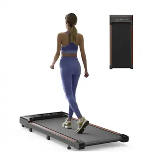 Under-desk treadmill for home/office use, portable treadmill, with remote control and LED display, 2.5 horsepower, space-saving and easy to move thruster machine