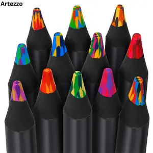 Valentines Day Gifts for Kids, Easter Basket Stuffers for Teens, 12 Colors Rainbow Pencils, Adults Birthday Party Art Supplies, Christmas Gifts for Boys Girls, Stocking Stuffers for Kids,Pre-sharpened