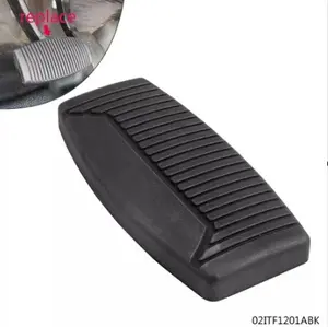 CROSSDESIGN Fit For Ford BC3Z-2457-B Brake Pedal Pad Rubber Slip On Cover Car Accessories
