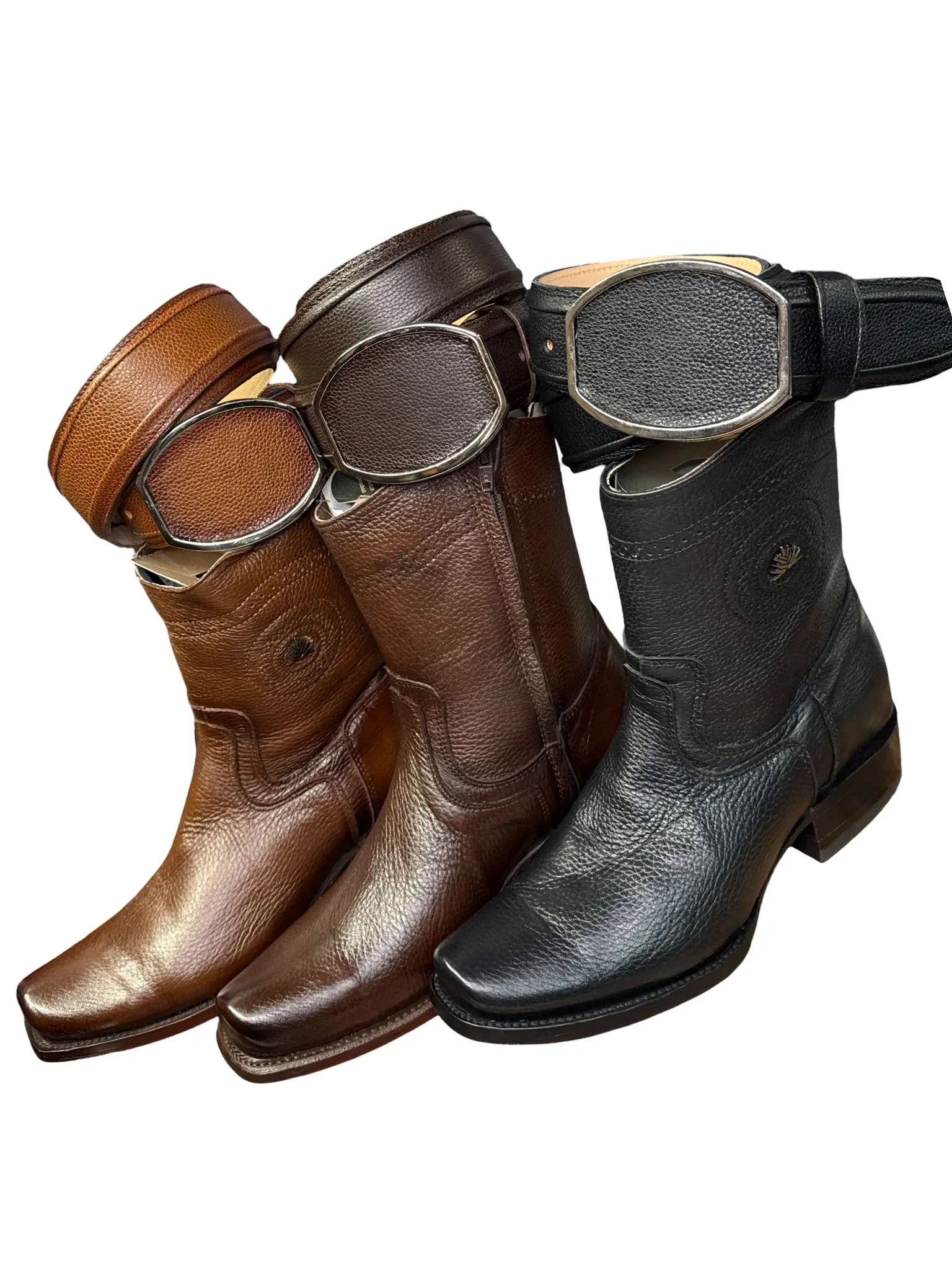 Bota Vaquera Estilo Dubai Venado Para Caballero