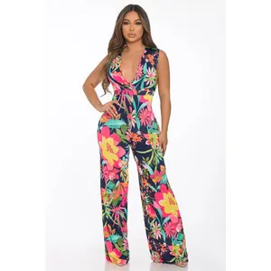 Wrap Floral Jumpsuit