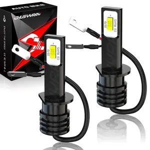 For 2003-2012 Volvo XC90 2x 6000K H1 LED 6000K White Driving Fog Light Bulbs