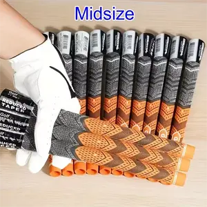 13pcs Standard/Midsize Golf Grip Rubber Golf Grips Cotton Yarn Golf Club Grips Iron and Wood PLUS 4 Grip Universal Accessories