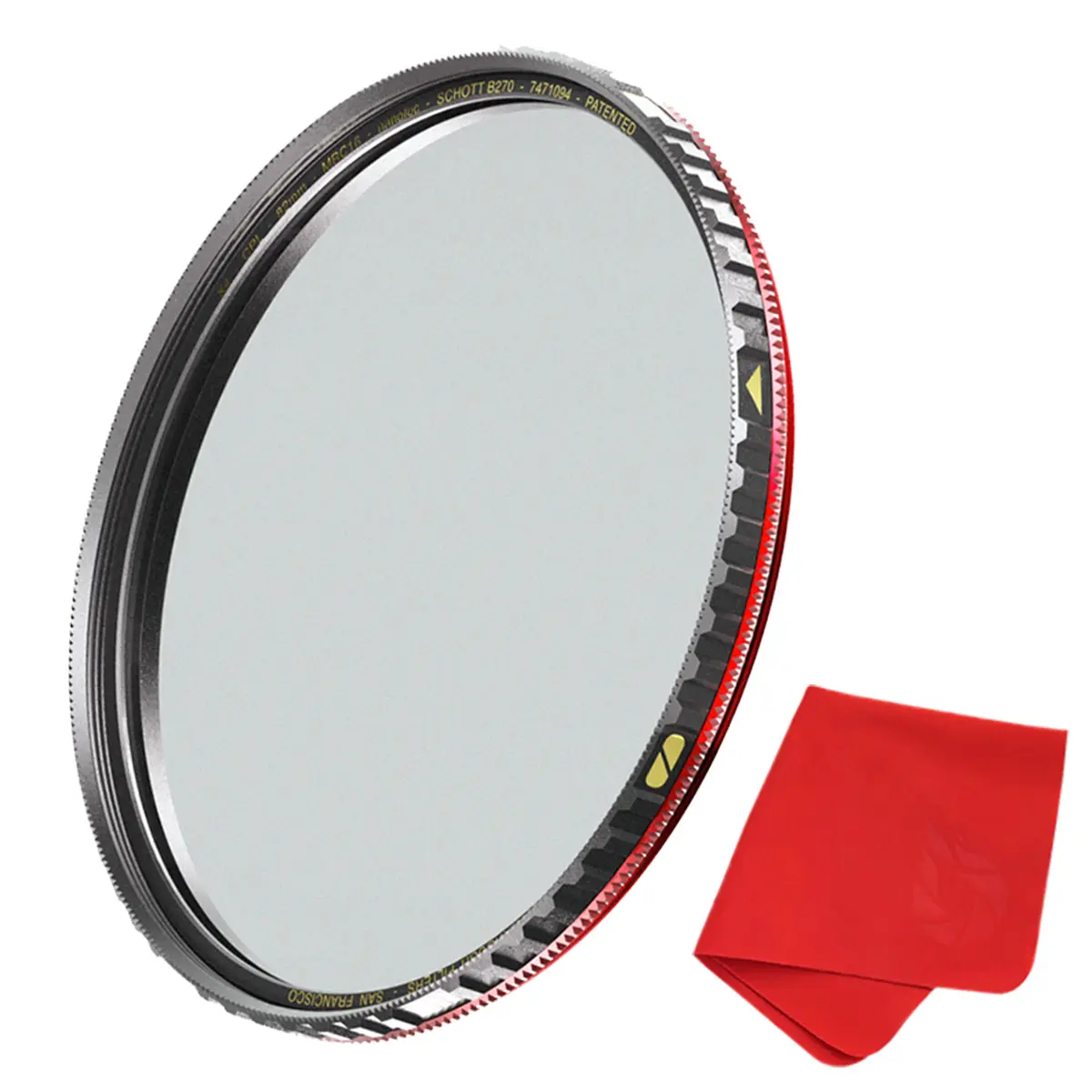 Breakthrough Photography 46mm X4 Circular Polarizer Lens Filter with Threaded Mount, MRC16 Layer, and Nanotec Coating Layer