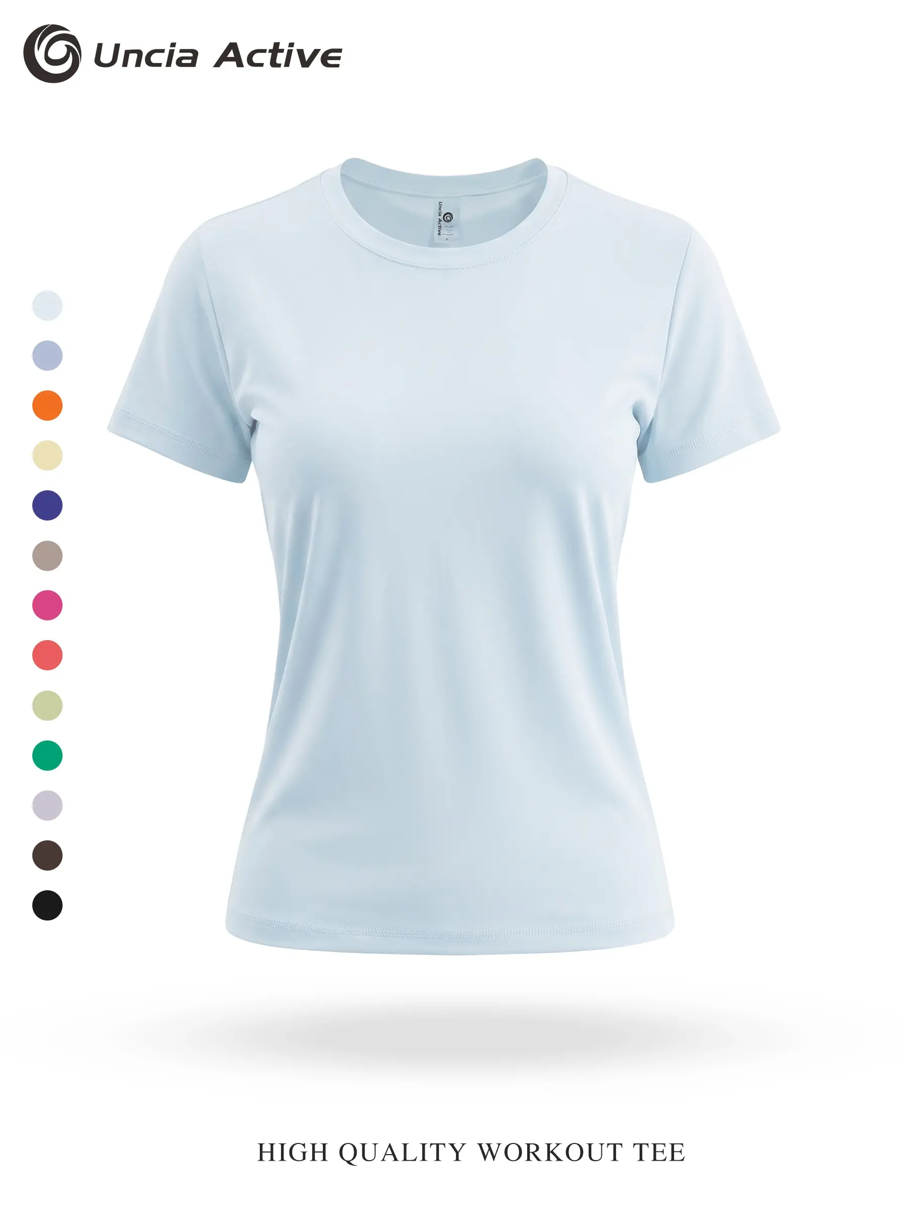 Women High Quality Raglan Short Sleeve Workout T-Shirt, Soft Stretch Sweat Wicking Slim Fit Athletic Yoga Tee, Multi Solid Color Basic Sports Top for Daily Gym Wear backtoschool,back to school,back to school haul