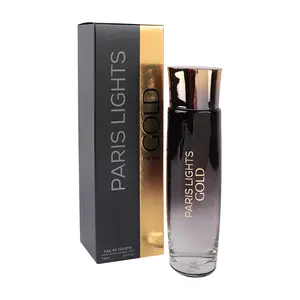 Paris Lights Gold Eau De Toilette Natural Spray Cologne for Men 100ml/3.4fl.oz. - Fragrance for Men