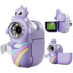 Microscope, Handheld Digital Microscope for , Photo and Video Functions, 2'' LCD Screen, Educational Science Christmas Birthday Gifts for Over 3 Years Old - Purple