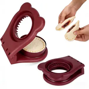 Sandwich Cutter and Sealer - Round Crustless Sandwich Cutter for Peanut Butter and Jelly‌ Sandwich Maker, PB&J Snacks Party Food Prep